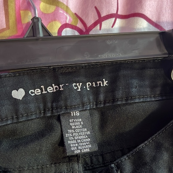 Celebrity pink black Jean - Picture 3 of 5